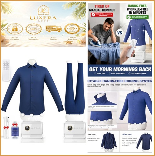 Automatic hands free ironing - automatic,