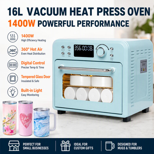 16l sublimation vacuum oven - sublimation, 3d