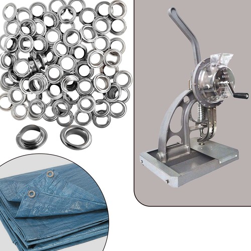Semi automatic eyelet punching - automatic,
